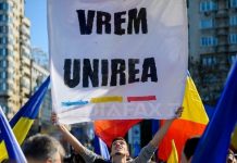 Marș la Chișinău de ziua Nationala a României