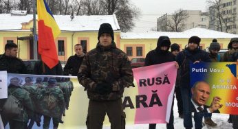 Protest la ambasada Rusiei