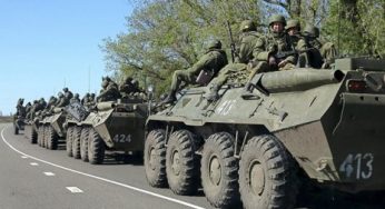 Pe traseul Tiraspol-Râbnița, direcția Grigoriopol-Dubăsari, au fost observate joi trei coloane cu tehnică militară și blindată
