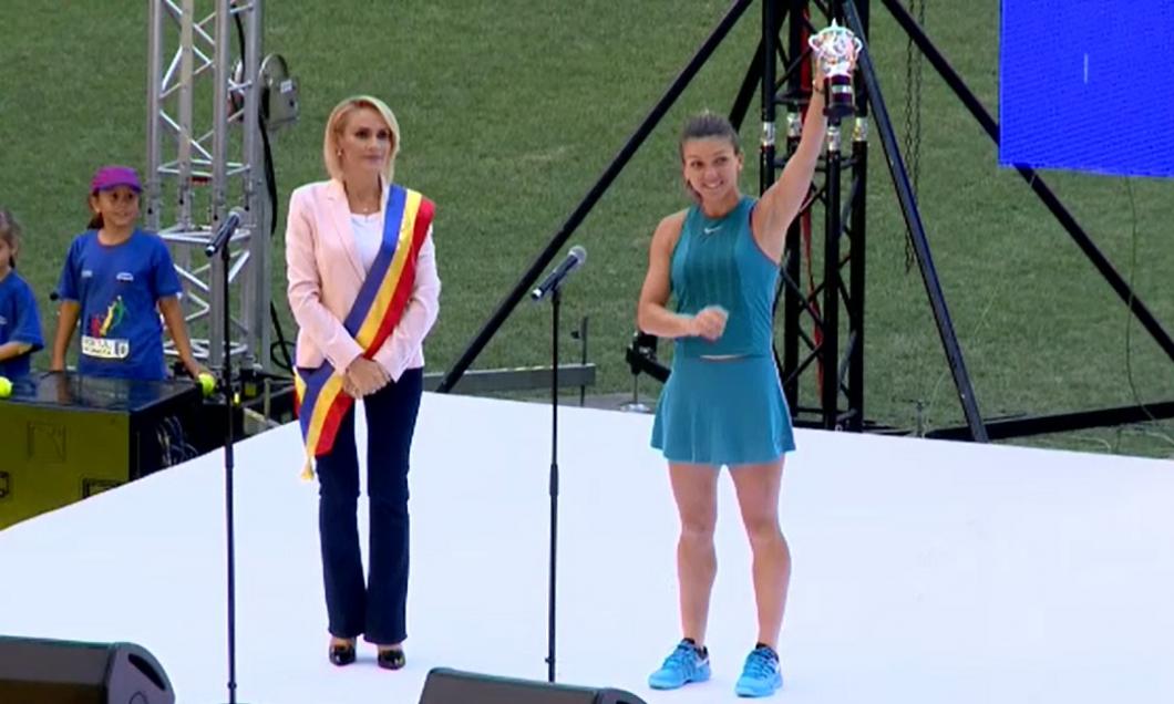 Simona Halep pe Arena Națională: Sunt foarte mândră că sunt româncă