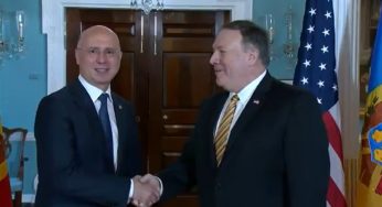 Pavel Filip, la Washington: a discutat cu Secretarul de Stat al SUA despre direcțiile de cooperare moldo-americane
