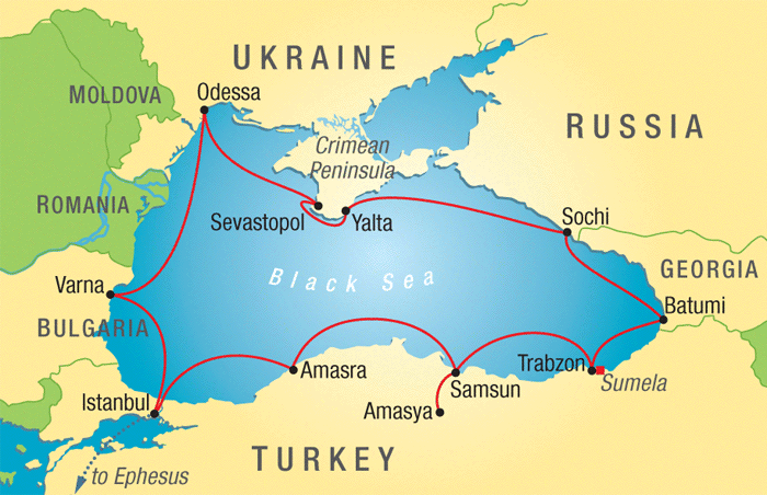 Rușii vor centură în jurul Mării Negre