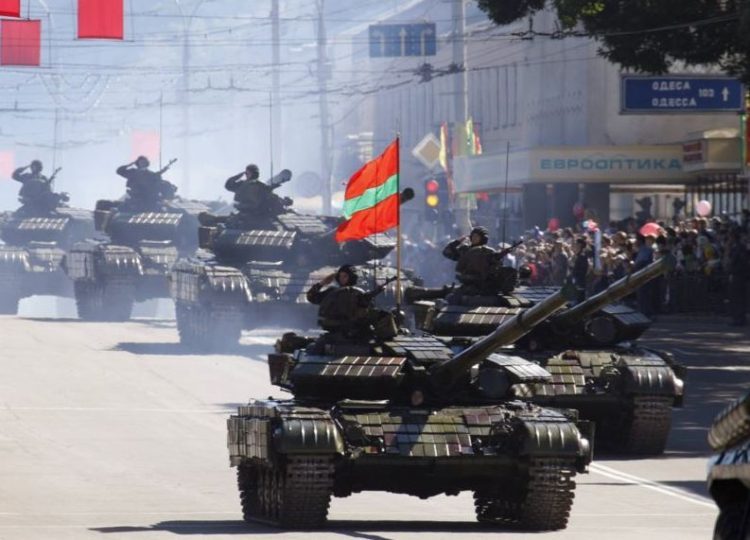 Marș al autovehiculelor și tehnicii blindate în Zona de Securitate, pregătit de trupele ruse din stânga Nistrului