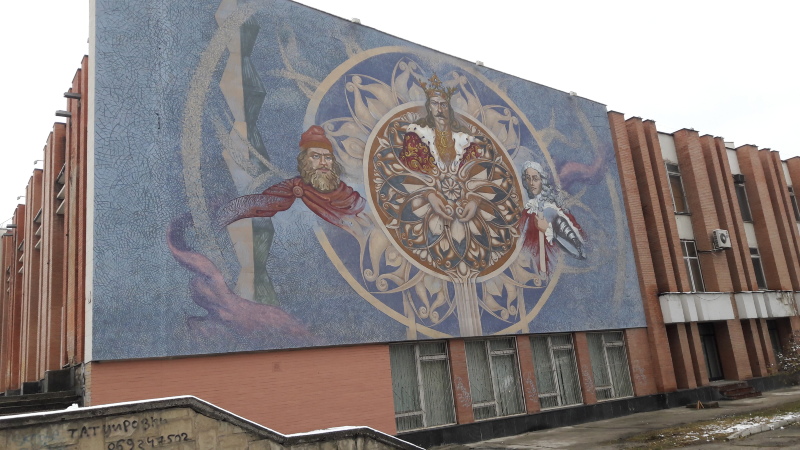 Ștefan cel Mare, Cantemir și Burebista, în una dintre cele mai mari picturi murale din Chișinău