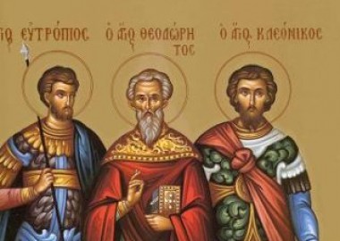 15 martie: Sfinții Mucenici Agapie, Plisie și Timolau