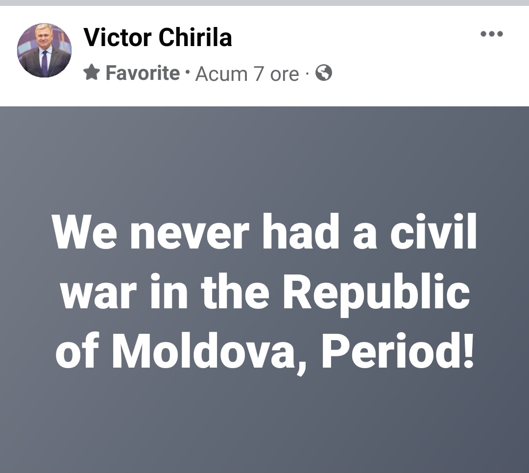 Victor Chirilă, actualul ambasador al Republicii Moldova la București răspunde propagamdei rusești, „Nu am avut niciodată un război civil în Republica Moldova, punct!”