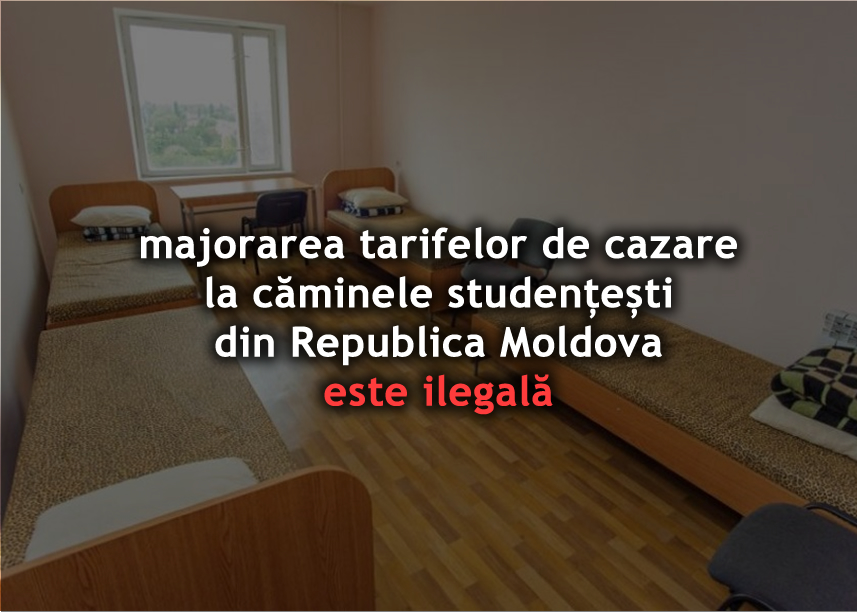 Liga Studenților critică majorarea tarifelor de cazare la căminele studențești din Republica Moldova