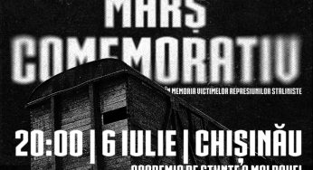 6 Iulie – Marș Comemorativ în memoria victimelor represiunilor Staliniste